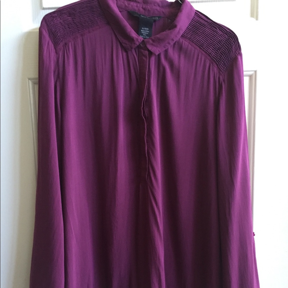 Calvin Klein Jeans Long Sleeve Blouse, Size XL